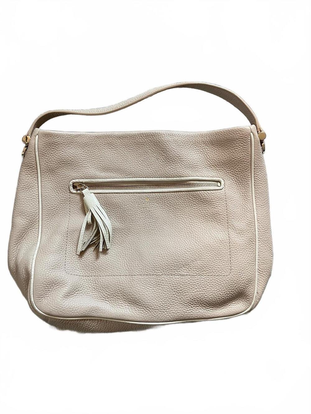 Kate Spade New York Beige Leather Shoulder Bag